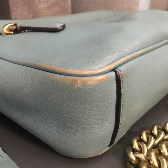 Baby blue Coach crossbody - Picture 6 of 8